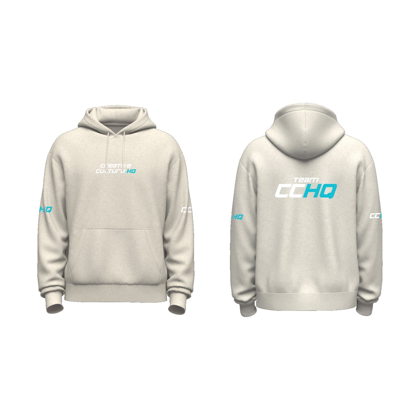 CCHQ Signature Hoodie | White Sand