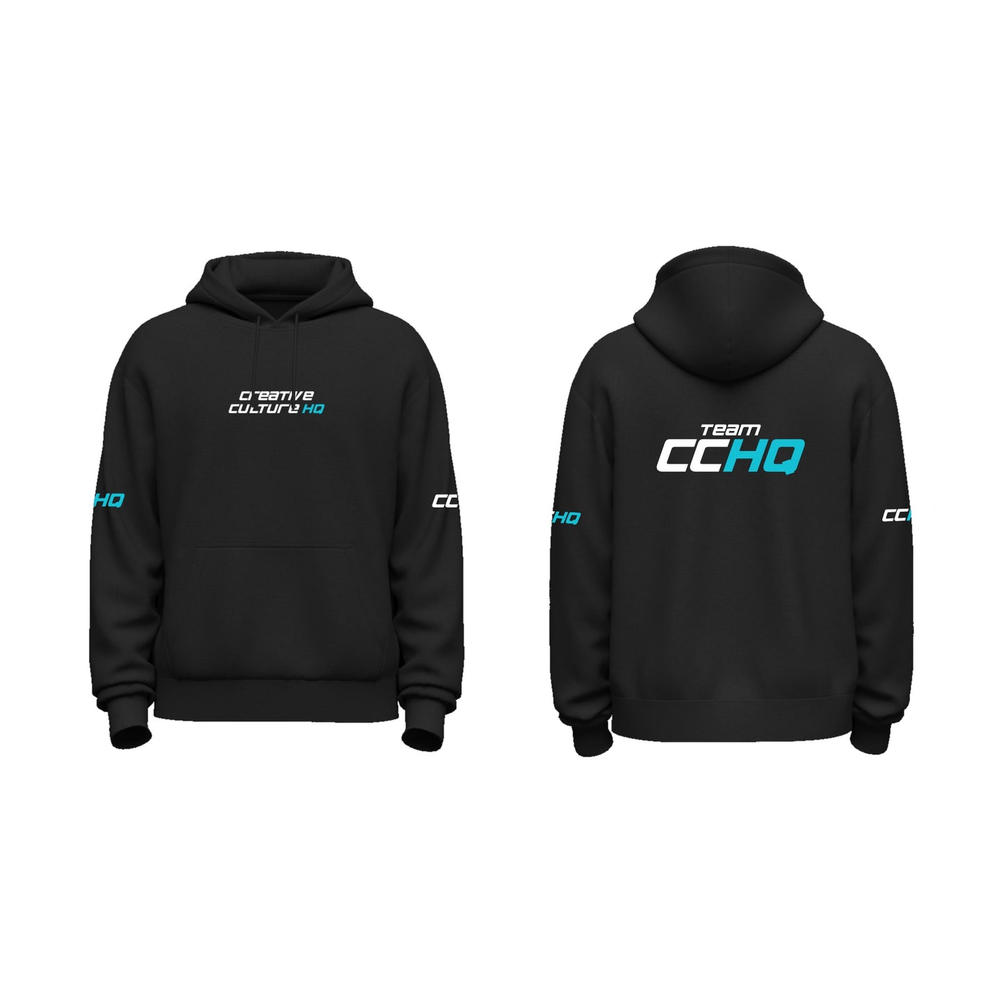 CCHQ Signature Hoodie | Jet Black